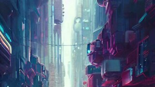 Lofi Cyberpunk Rock - Come Study & Chill