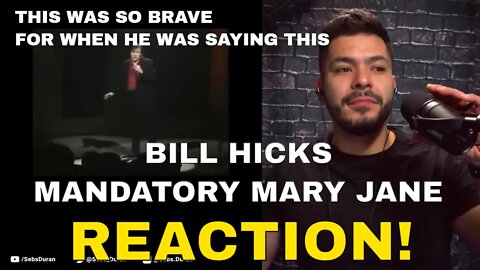 Bill Hicks - Mandatory Marijuana (Reaction!) | truth bombs