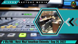 Ipob South - Africa Officials Live On Air Via RBL | Host: Mazi Jonathan Chinedu | Sep 26, 2022