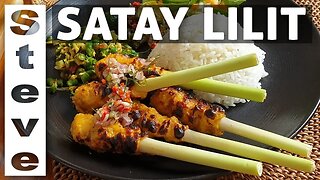 BALINESE COOKING CLASS SATAY LILIT - Amnaya Kuta 🇮🇩