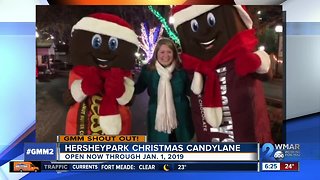 Good morning from Hersheypark's Christmas Candylane!