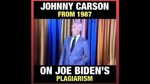 Johnny Carson re Biden plagiarism-1570
