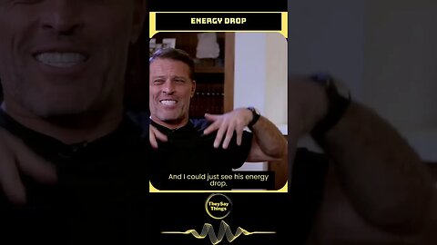 Tony Robbins, Energy Drop #shorts #youtubeshorts #tonyrobbins #podcast #theysay #energy #viral #fyp