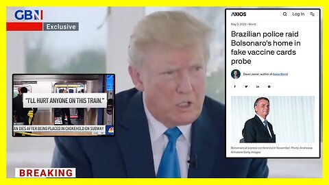 Trump Says He Could End Ukraine War In 24 Hours, Bolsonaro Raided For Vax Card & Jordan Neely.