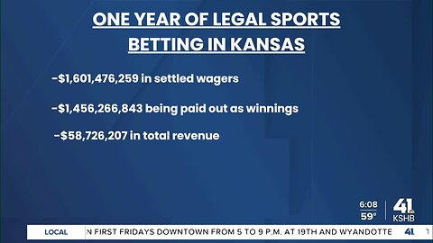 More than $1.5B wagered in Kansas in first year of legalized sports betting