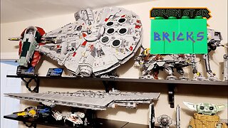 Stand for the Knock Off Lego UCS Millennium Falcon - Timelapse Build & Review