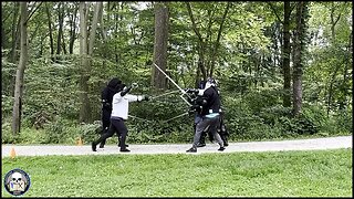 Real Sword Fighting - Mixed Weapons - Teams Match - Rubber City Historical Fencing Birthday Event