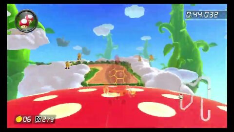Mario Kart 8 Deluxe Time Trials - GBA Sky Garden (150cc) - 1:36.876