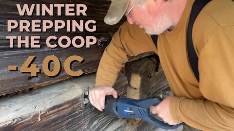 Winterizing The Chicken Coop | Chicken Vlog | Canadian Winter Preparations