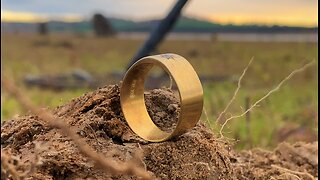 Amazing Gold Ring With Large Diamond On The Old Goldfields With Minelab Metal Detectors