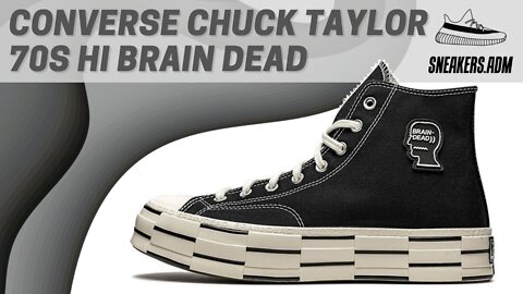 Converse Chuck Taylor All-Star 70s Hi Brain Dead Black - 170549C - @SneakersADM