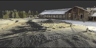 Old Faithful Lodge - Point Cloud Animation