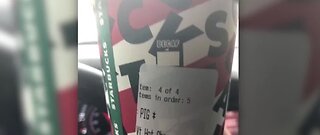 Cop given Starbucks cup with insult