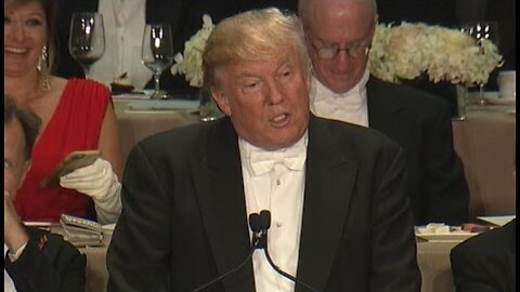 Donald Trump roasts Hillary Clinton at Al Smith charity dinner