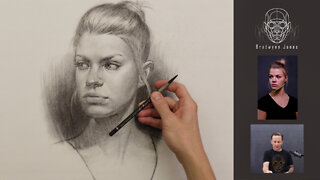 Portrait Drawing Lesson: Angles Verticals Horizontals
