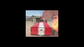 |MiniBeamNG/ Pick Up vs Large Spinner #01 BeamNG.Drive #Shorts