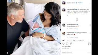 Family of seven! Hilaria Baldwin gives birth to a baby boy