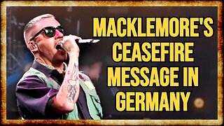 Macklemore FIRES UP German Audience With PASSIONATE Anti-War Speech