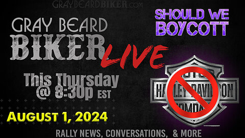 Gray Beard Biker Live | 08012024