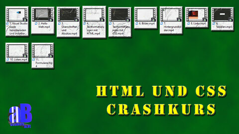 HTML 5 und CSS 3 Crashkurs Tutorial - In einer Stunde eigene Webseiten erstellen - HTML Tutorial