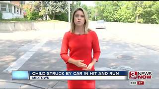 Child struck during hit-and-run