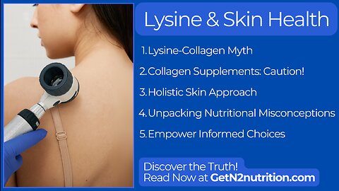 The Truth About Lysine and Skin Health: What You Need to Know