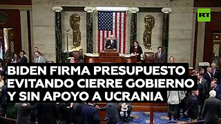 Biden firma presupuesto provisorio que evita un cierre del Gobierno y excluye el apoyo a Ucrania