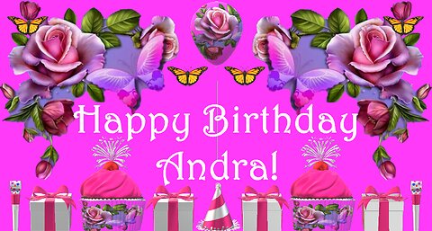Happy Birthday 3D - Happy Birthday Andra - Happy Birthday To You - Happy Birthday Song