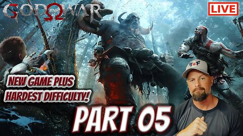 God of War 2018 NG+ Live Stream - Part 05: Chopping Heads & Taking Names (Hardest Difficulty)