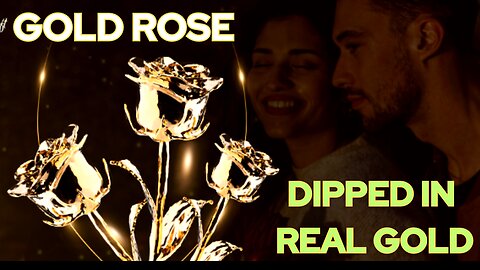24K GOLDEN ROSE - TRY LUXURY GIFT – Rose Dipped in Real Gold!