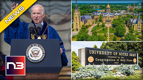 Notre Dame Grads Celebrate after Biden is a No-Show at their Graduation