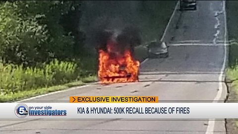 Major Kia, Hyundai recalls after 5 On Your Side and Scripps investigations expose car fire problems