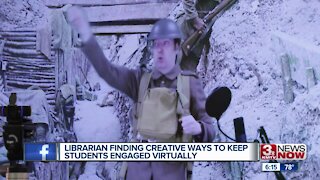 Librarian finding creative ways to keep students engaged virtually