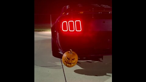 Mustang Halloween vibes - #car #pumpkin #