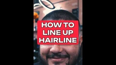 How to line up the hairline