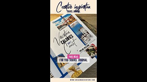 Travel journal page idea | #traveljournal #bulletjournal #travelcontent
