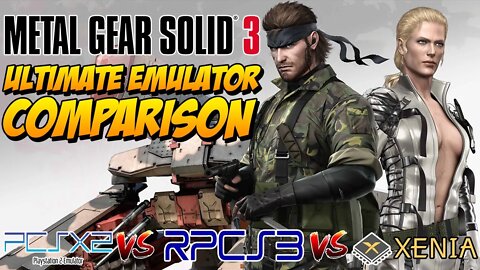 Metal Gear Solid 3 | Ultimate Emulator Comparison | PCSX2 vs RPCS3 vs Xenia in Different Areas