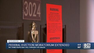 Federal eviction moratorium extended