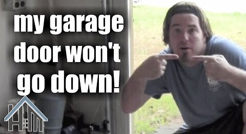 How to repair garage door opener that won't go down! Easy! Home Mender.