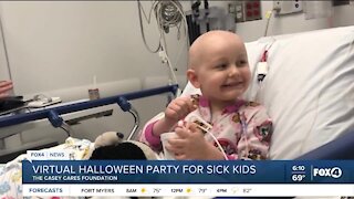 Virtual Halloween for critically-ill children