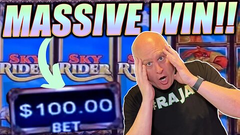 THE MAX BEST SLOT KING IS AT IT AGAIN! 🤑 High Limit Sky Rider Handpays Galore!