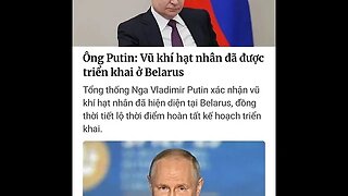 "CỰC NÓNG" - "ÔNG PUTIN: VŨ KHÍ HẠT NHÂN ĐÃ ĐƯỢC TRIỂN KHAI Ở BELARUS" #shorts