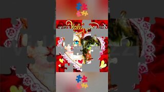 Happy Valentine's Day 2 #Video #Puzzle #Anime #Cute #Asmr #Game #jigsaw #Shorts