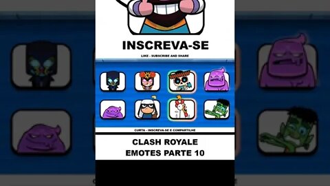 EMOTES CLASH ROYALE PARTE 10