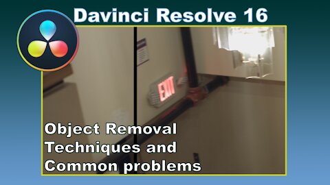 Object removal in Davinci Resolve 16 Fusion and solutions to common problems