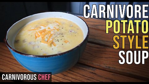 Potato Style Soup for the [Carnivore Diet] | Leftover Thanksgiving Turkey Recipe