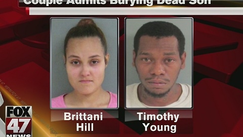 Couple that buried their dead child in the backyard pleads guilty