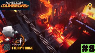Facing the Redstone Monstrosity!!!! At the Fiery Forge on Minecraft Dungeons// gameplay 8