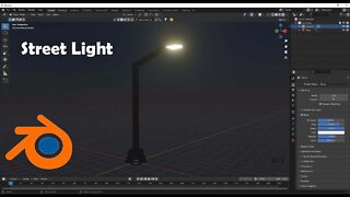 Low Poly Street Light - Blender Tutorial #blender