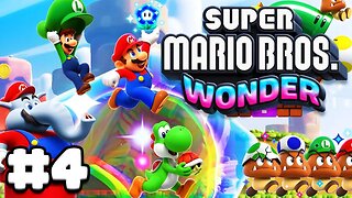 Super Mario Bros. Wonder - Gameplay Walkthrough Part 4 (4K HDR 60FPS)